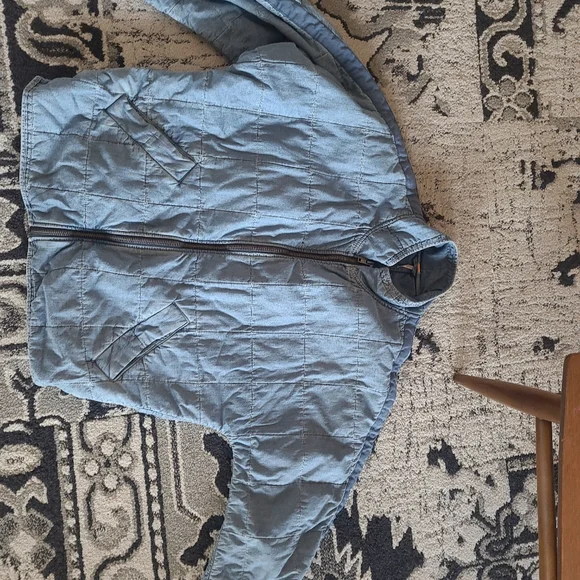 Free People Blue Quilted Jacket - Picture 6 of 9